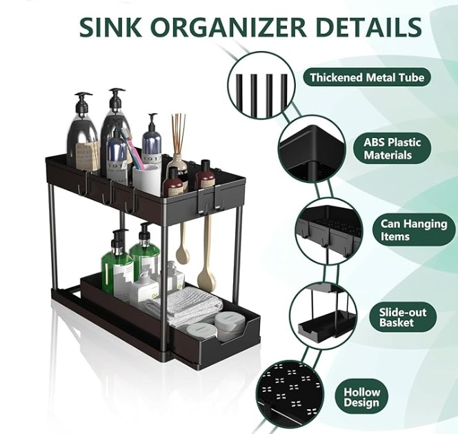 Miniatura 4 de Set organizador para debajo del fregader